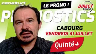 emission video des courses turf pmu du Vendredi 31 juillet 2026