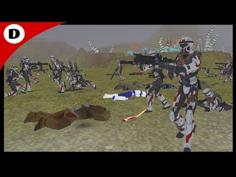 OLD REPUBLIC TROOPERS ~ Base Defense - Men of War Star Wars Mod