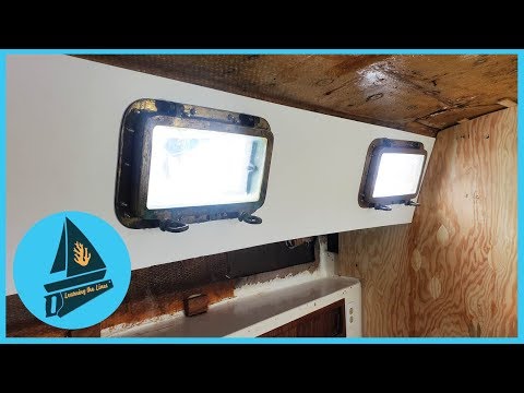 50. Bulkhead Replacement and Major Portlight Upgrade | Learning the Lines - DIY Sailing