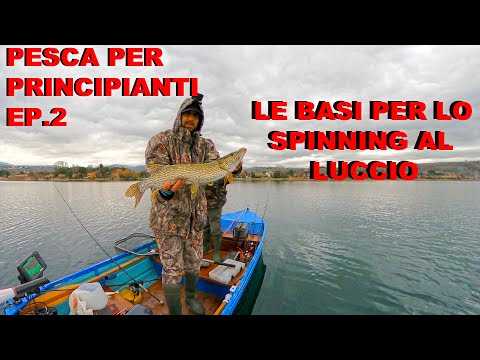 PESCA PER PRINCIPIANTI EP 2: BASI PER LO SPINNING AL LUCCIO