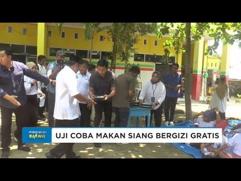 KAPOLRES POLMAN HADIRI UJI COBA MAKANAN BERGIZI GRATIS