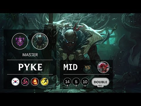 Pyke Mid vs Katarina - KR Master Patch 9.15