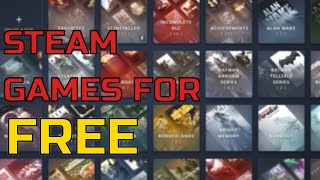 How To Get Steam Games For FREE 2021