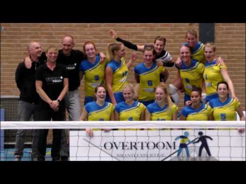 Topdivisie volleybal Dontas DS1 tegen  Alterno DS2 op 22 april 2017 in de Struikhal Groningen
