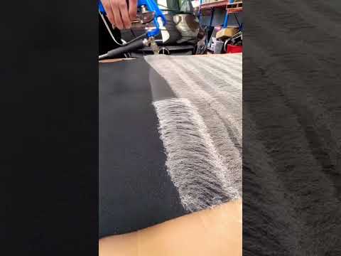 #satisfying Car Builders 4 Way Stretch carpet with our spray adhesive
