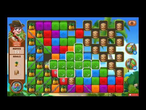 Lost Island Blasd Adventure Level 1671 NO BOOSTERS - A S GAMING ✔