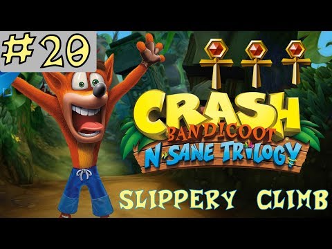 Crash Bandicoot N. Sane Trilogy - GOLD RELIC - Slippery Climb - Level 20 [GUIDE]