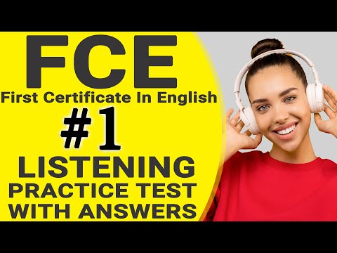 Listening B2 | FCE Practice Test with Answers - English Listening B2 Cambridge FULL Ingles B2 exam º