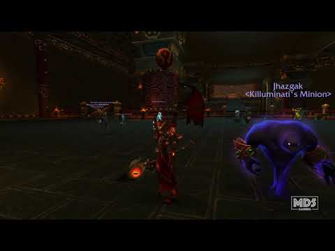 Synthwave Destruction Warlock Mog - Hallows End Seasonal Event - WoW Shadowlands