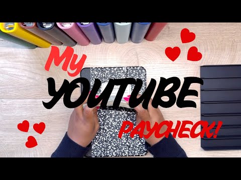 Cash Stuffing my Youtube Paycheck! #cashstuffing