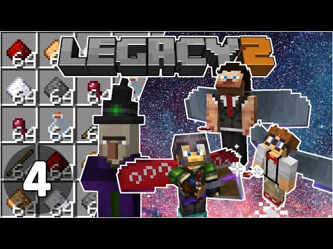 Space Race and Witch Farm - Legacy SMP 2: #4 | Minecraft 1.16 Survival Multiplayer