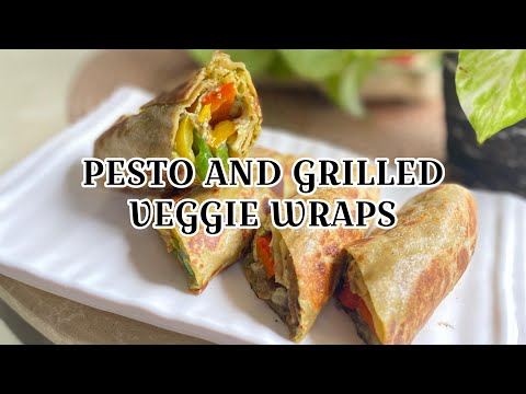 PESTO GRILLED VEGGIE WRAPS