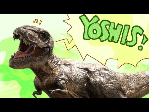 T-Rex but it's Yoshi sound