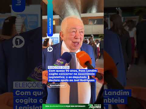 Com quase 90 anos, Paes Landim cogita concorrer na Assembleia Legislativa: