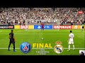 PSG vs Real Madrid - Penalty Shootout | Final UEFA Champions League 2024 | eFootball PES Gameplay