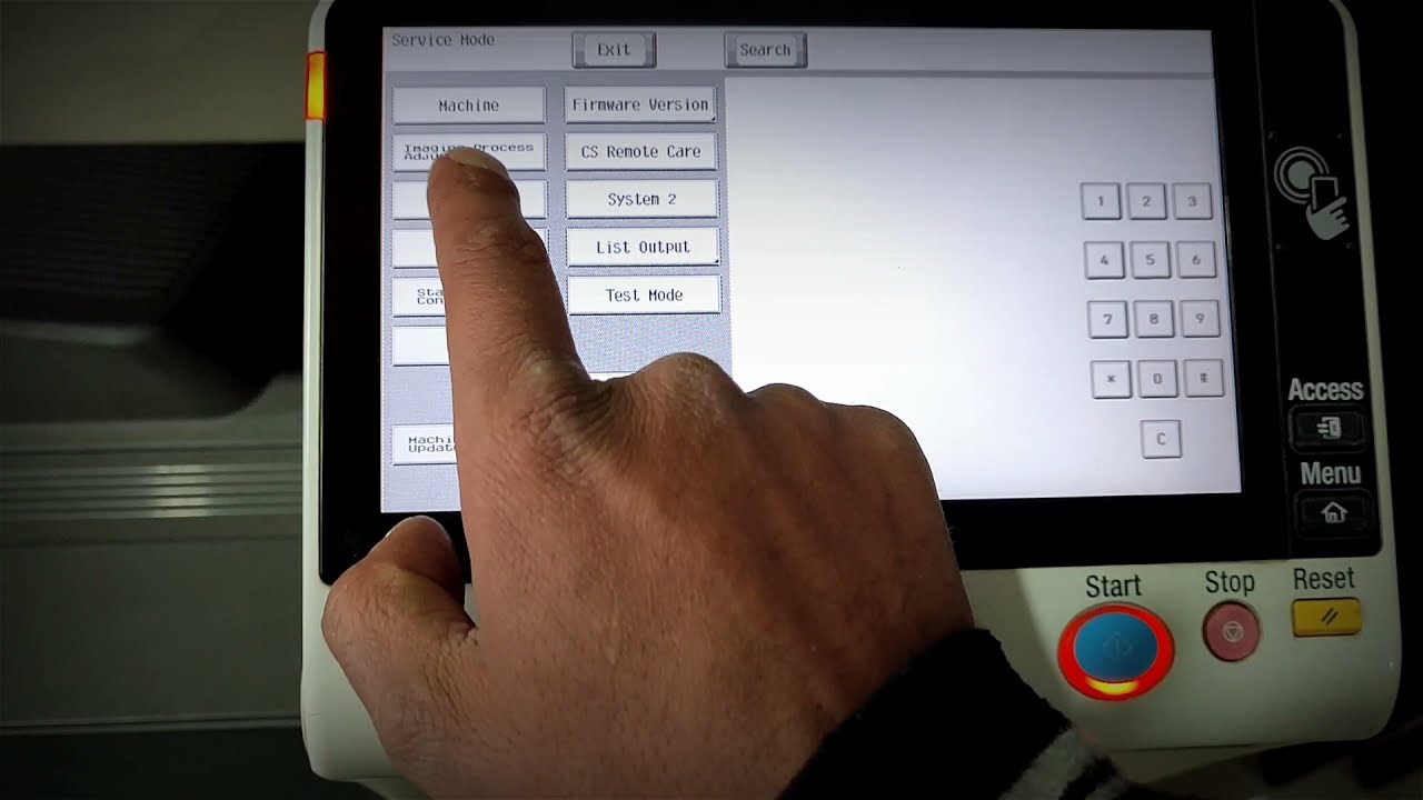 HOW TO CLEAR ERROR CODE C 3425 ON KONICA MINOLTA BIZHUB 458 , 558 , C458,  C258,  #konicaminolta
