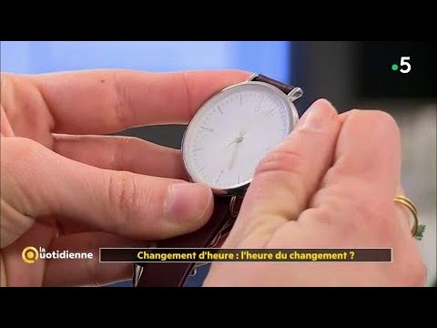 時間の変化：時間の変化？ (Changement d'heure : l'heure du changement ?)