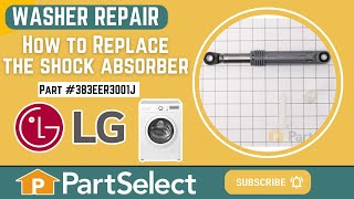 LG Washer Repair: How to Replace the Shock Absorber (LG Part #383EER3001J)