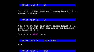 Shipwreck: An Adventure (longplay) for the BBC Micro