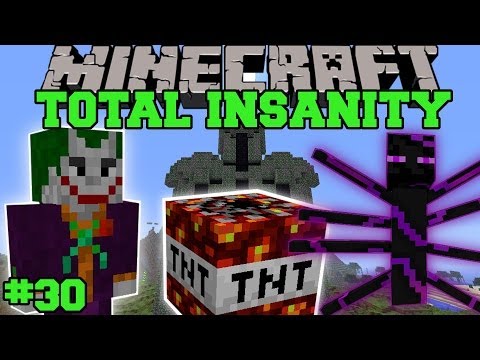 Minecraft: Total Insanity Modded Survival - KILLER CATERPILLAR! - EP30 EPS5 - Insane Mods Survival