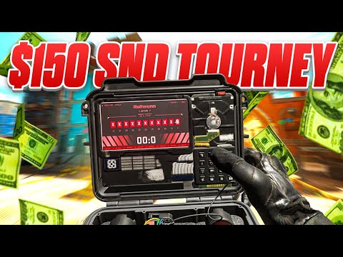 I HOSTED A $150 MW2 SND TOURNAMENT!