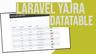 Download the video "Master Laravel Data Presentation: Unleashing Yajra DataTables in 2024"