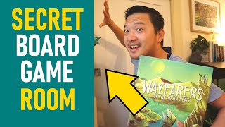 My SECRET Board Game Collection...Shelf Tour!