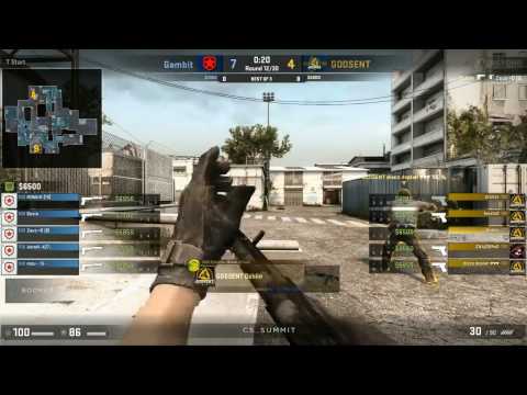 Lekr0 (Goblin) 1v5 ACE with Deagle | Gambit -vs- Godsent @cs_summit