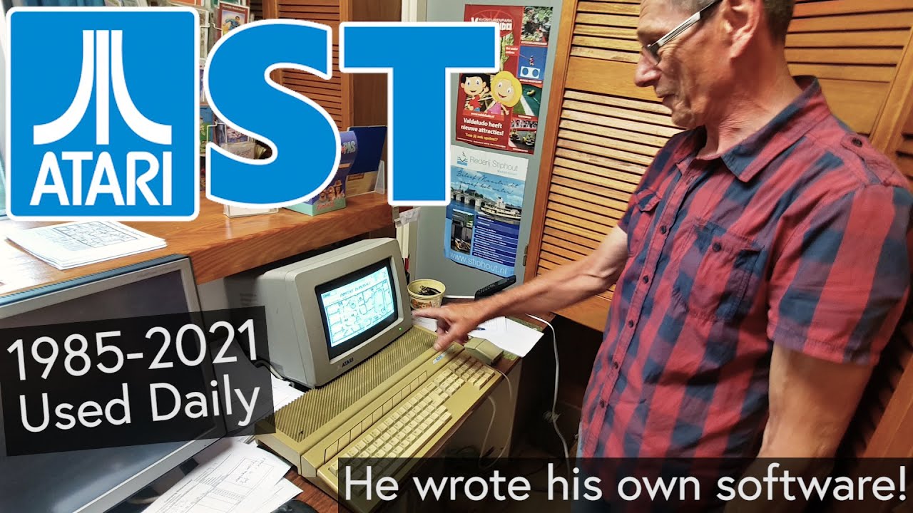 Atari ST in daily use since 1985 - YouTube