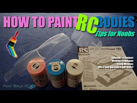 How to Paint RC Car Bodies (Beginner Tips!)