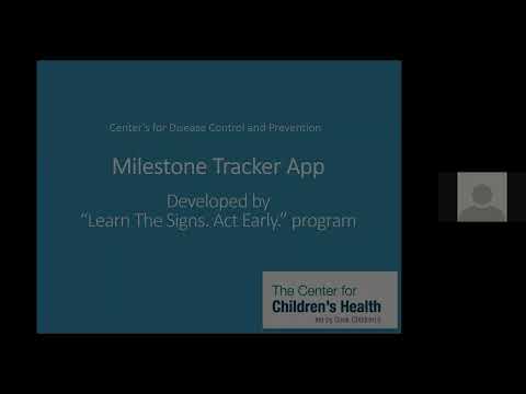 The CDC’s Milestone Tracker: A Demonstration for Caregivers