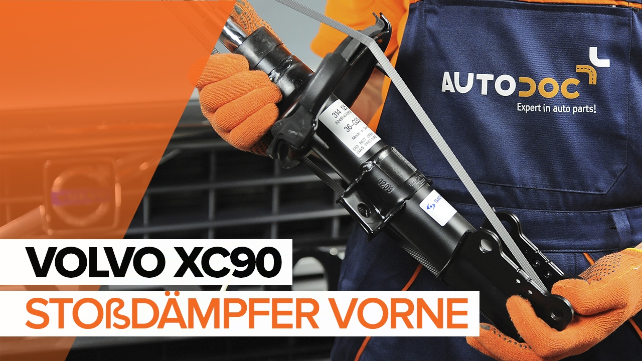 Wie Volvo XC90 1 Federbein vorne wechseln - Anleitung