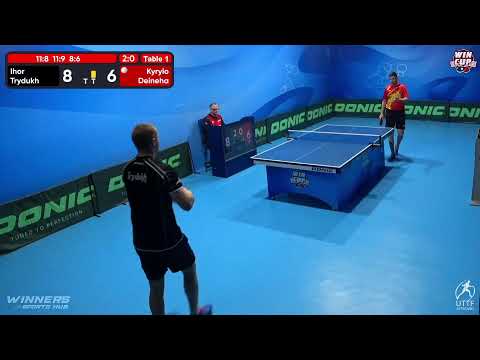 10:30 Ihor Trydukh 3-0 Kyrylo Deineha West 1 WIN CUP 28.11.2022 | TABLE TENNIS WINCUP