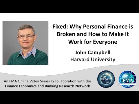 Thumbnail for Fixed: Why Personal Finance is Broken and How to Make it Work for Everyone - John Campbell by John Y. Campbell