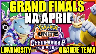 PUCS APRIL NA GRAND FINALS Luminosity Gaming VS Orange Team | Pokemon Unite