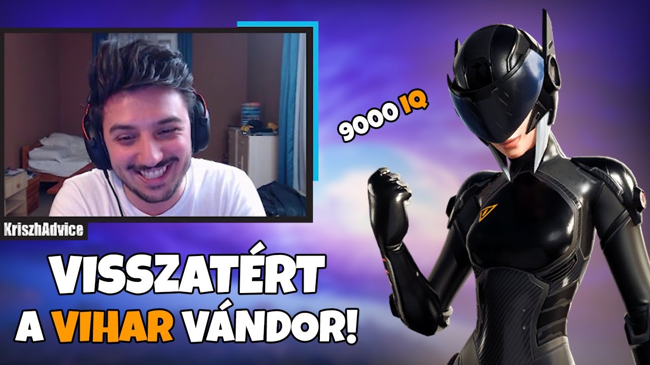 VISSZATÉRT A VIHAR VÁNDOR!!! | 9000 IQ PLAY AZ FNCS-EN (Fortnite Battle Royale)