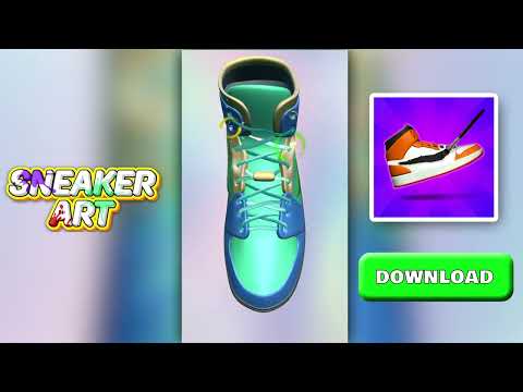 Sneaker Art! - Coloring Games video