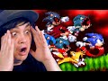 SONIC SURVIVES EVERY EXE EVER Sonic EXE Across The Dimension