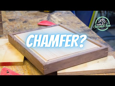 BEAUTIFUL Chamfer/Cove Box Lid // How to do Dado Cuts on a TABLE SAW