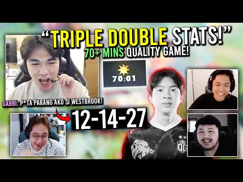 "SOBRANG SOLID NG GAME! PARANG ROLLER COASTER"🤣 - GABBI TINO vs 23SAVAGE JAU SEP!