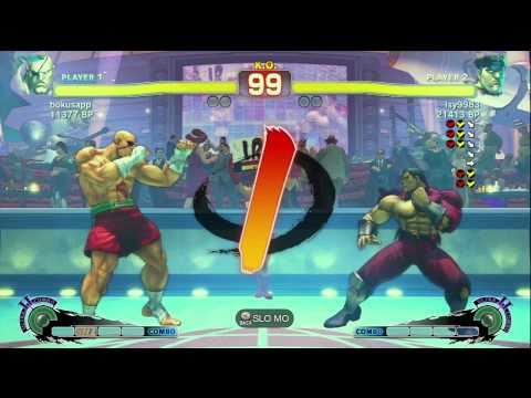 藍弟 lsy9983 [Bison] vs Bonchan [Sagat]SSF4 Japanese Online Ranked Matches - TRUE-HD