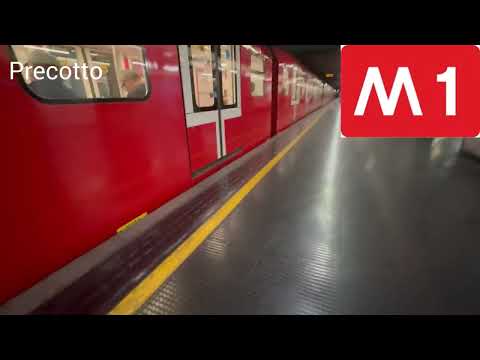 Metro 1 tour milano Gorla e precotto in direzione sesto fs