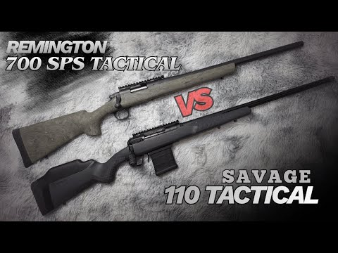 The Right Budget Precision Rifle: Remington 700 SPS Tactical VS Savage 110 Tactical