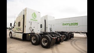 Brains of Hyliion Hypertruck ERX on display