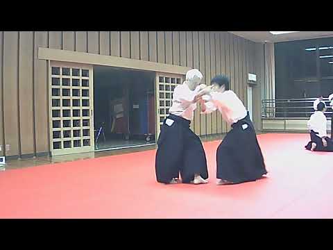 合氣道八和会　諸手取り　三教