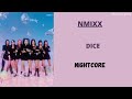 DICE ~ NMIXX (Nightcore)