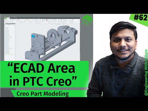 ECAD Area in Creo Parametric | How to Create ECAD Area in Ceo | #62