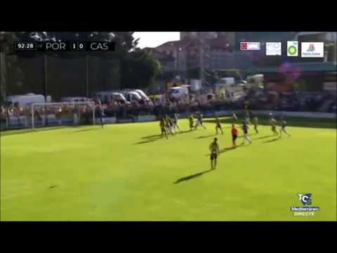 Jugada del penalty CLUB PORTUGALETE 1-1 C.D.CASTELLÓN