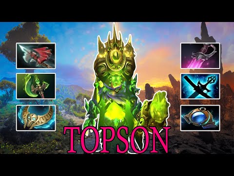 TOPSON SIGNATURE HERO [PUGNA] FULL MAGIC BUILD 18 KILLS - DOTA 2 PRO GAMEPLAY
