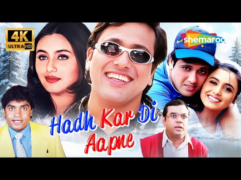 Hadh Kar Di Aapne Full Hindi Superhit Comedy Movie 4K (2000) | Govinda, Rani Mukerji, Johny Lever